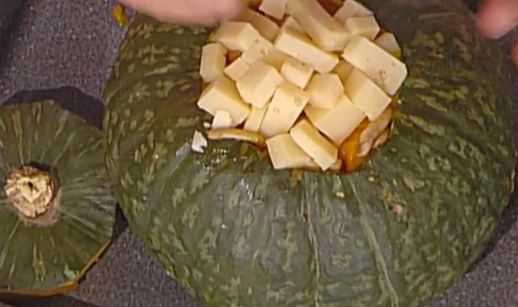 La prova del cuoco zucca ripiena di Halloween