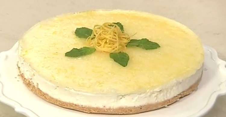 Cotto e mangiato cheesecake al limone